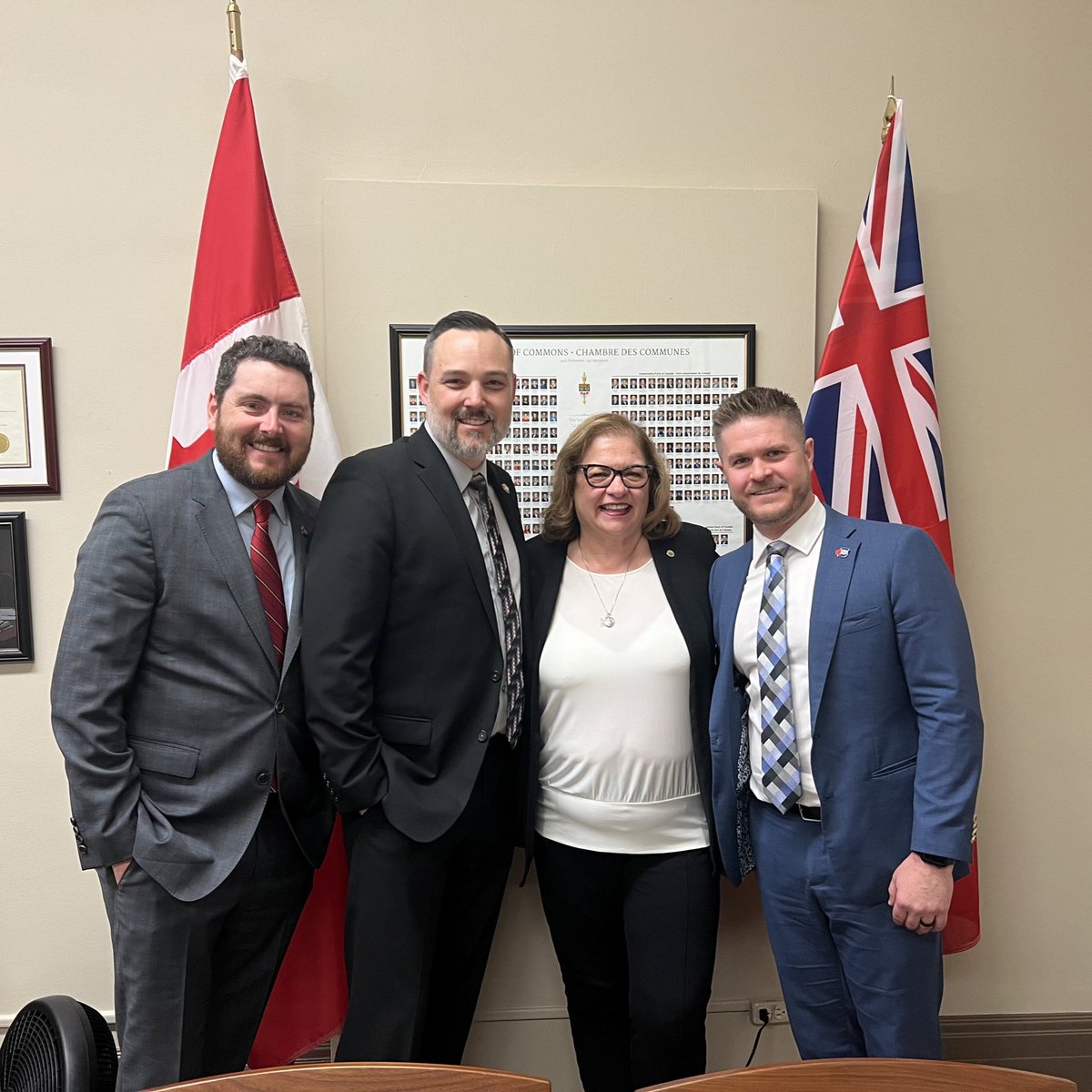 It was great to meet with delegates of the Canadian Police Association in Ottawa this week to hear their concerns. Thank you to our great police officers for your dedication to our communities.