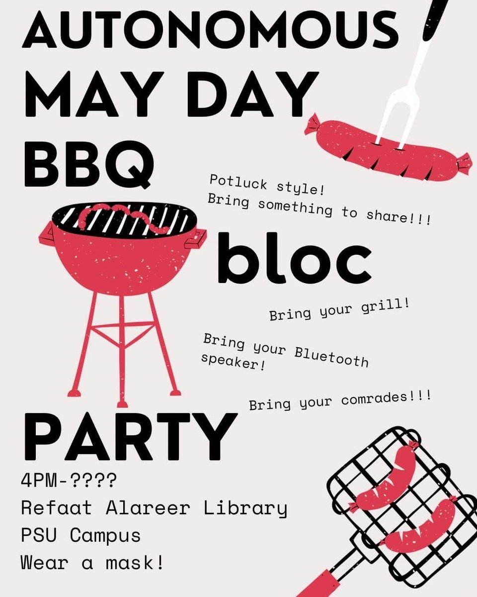 SiebeforORD1's tweet photo. HAPPENING NOW!
Come join the students with some good food, music, and art. Meet the amazing students taking a stand for Palestine!
#OccupyPSU #PSUprotest #Occupy4Gaza #campusProtests #FreePalestine https://t.co/2YHNQQqBbQ