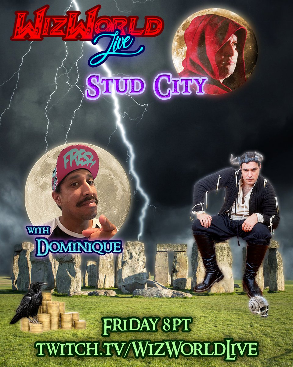 FRIDAY—we travel to STUD CITY! Join us with our guest DOMINIQUE JOHNSON (of the Country Brothers podcast). We must gather allies against the Elon Husks—& what better allies, than studs?

BE THERE 8PT
NO TOWN GUARDSMEN ALLOWED🧙‍♂️

#StudioCity #improv #twitch #FridayVibes #comedy