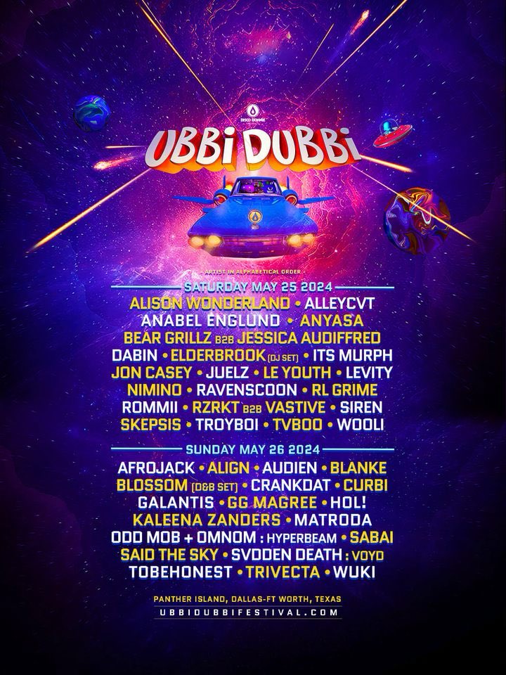 👾It's GIVEAWAY TIME! RT/LIKE for a chance to win 1 Two-Day GA ticket for UBBi DUBBi 2024✨ Must be following: @solovaso Follow @solovaso on IG for an extra entry✨ Use promo code SOLO for a discount when purchasing online 🙌🏻 Giveaway ends May 5th🤗