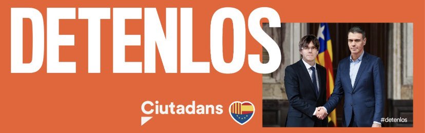 🧡Quedan #10días para detenerlos. 
Ya sabes, @CiutadansCs por lealtad. Vota al original, nada de copias. #detenlos