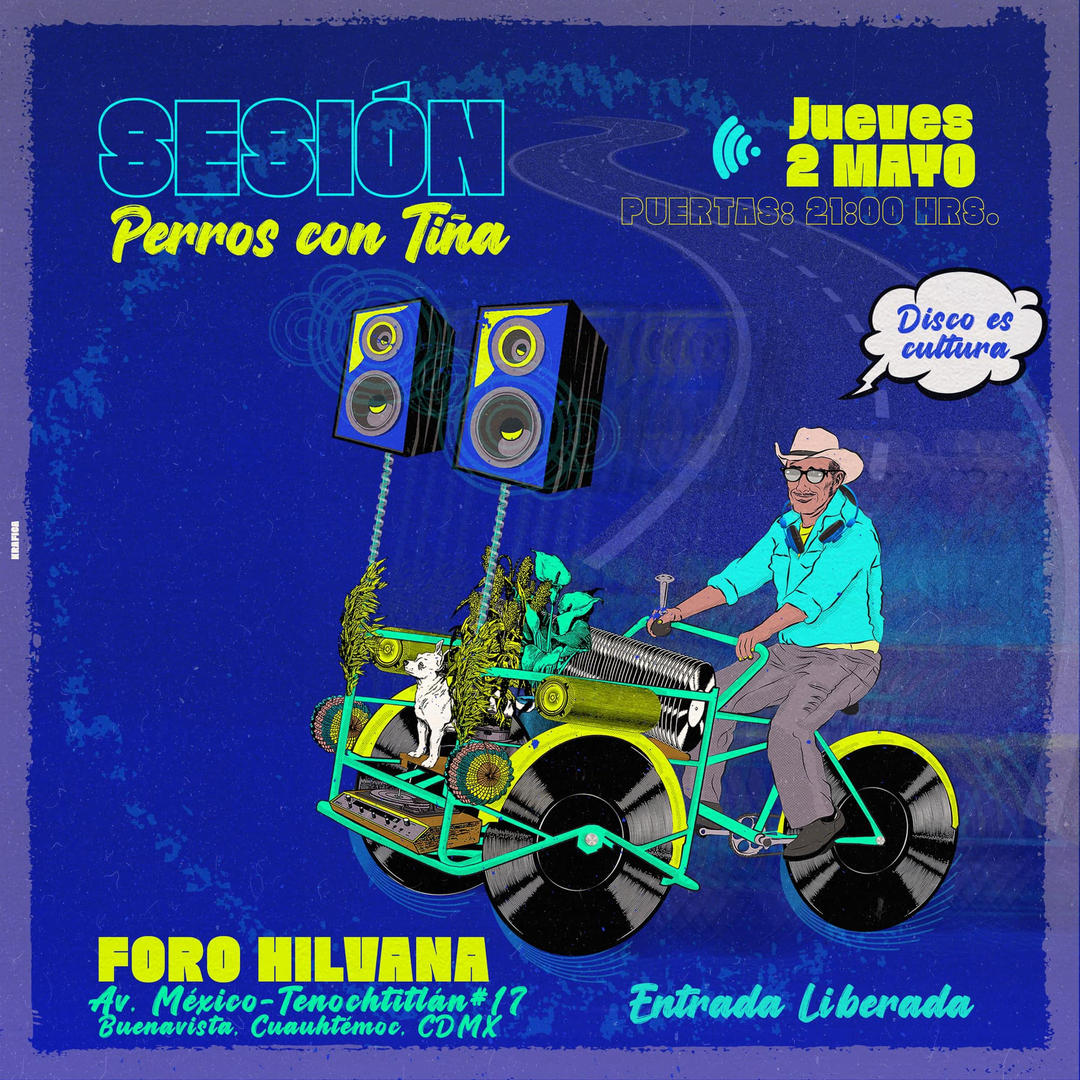 Músicos Chilenos en México, presenta Perros con Tiña e Invitades, este jueves 2 de mayo en el @FCHilvana. ENTRADA LIBRE. #Macha de #chicotrujillo y #LaFloripondio.