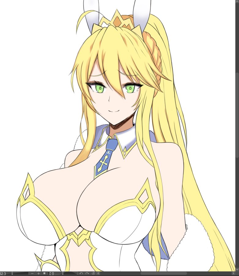 今、アルトリアに色を塗っているんだ 🧐✨ 