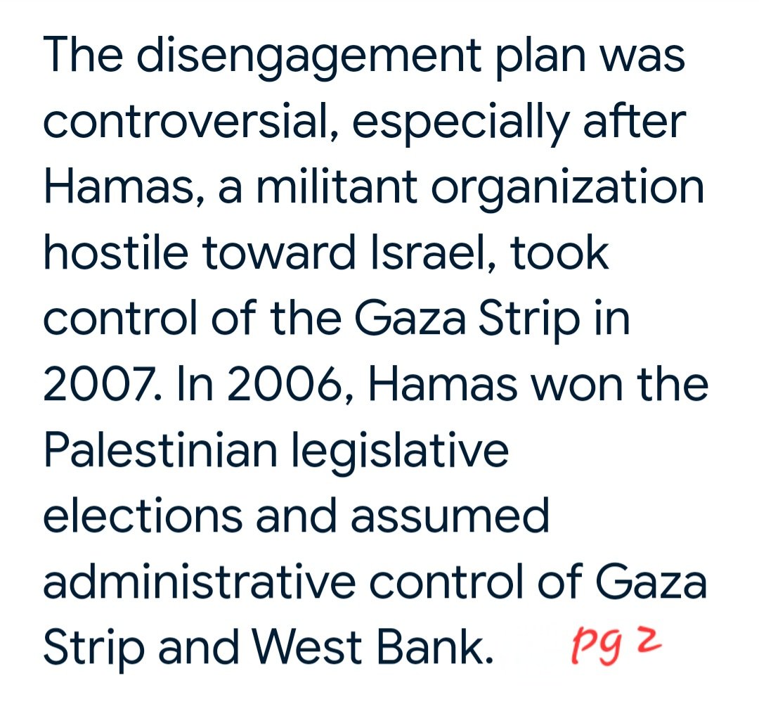 The Palestinian people voted for HAMAS to be their political leader. Instead of HAMAS taking care of the Palestinian people in Gaza, HAMAS built weapons and underground tunnels. Hamas is Iran's proxy terrorist org. You may not like the truth, but it is what it is. Page 2.