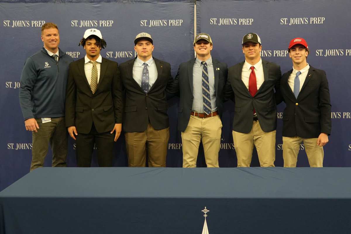Congratulations to five of our seniors as they continue their academic and football careers at the following institutions: Marquese Avery-URI, Wells Gillett-Franklin&Marshall, Matt Callahan-Amherst, John Droggitis-Union and Jack Hayes-Sacred Heart #117