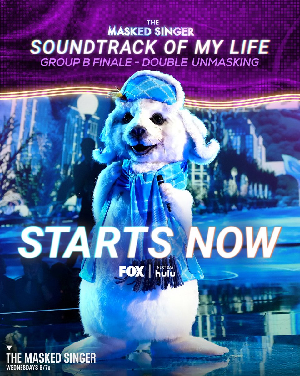 MaskedSingerFOX's tweet image. Turn up the volume, because Soundtrack Of My Life Night on #TheMaskedSinger starts NOW! 🔊