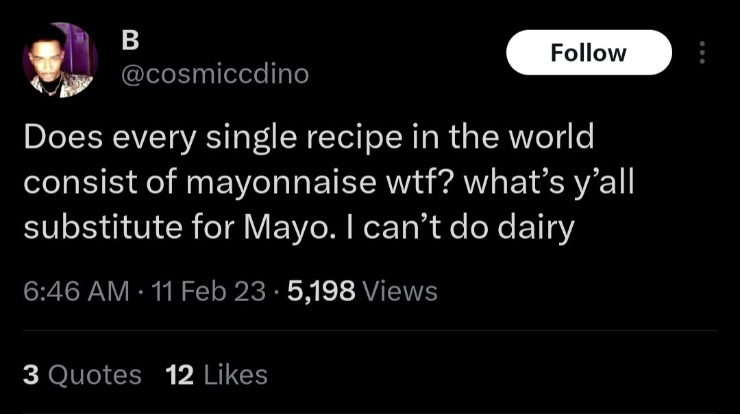 Many people believe that mayonnaise is dairy