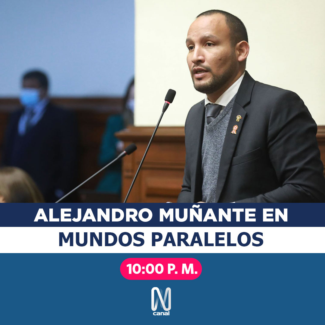 Alejandro Muñante estará esta noche con Pancho de Piérola para hablar sobre el Congreso y la JNJ. Esta noche, desde las 10:00 p. m., en #Mundos Paralelos.