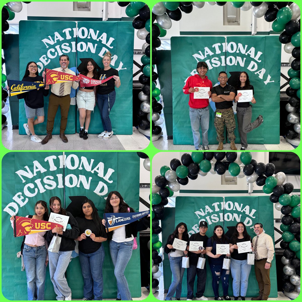 FontanaLearning's tweet photo. Decision Day 2️⃣0️⃣2️⃣4️⃣: These Cats are going places! #KaiserStrong #GoCats 🎓💚🤓💯 https://t.co/lVzUT7WPZZ