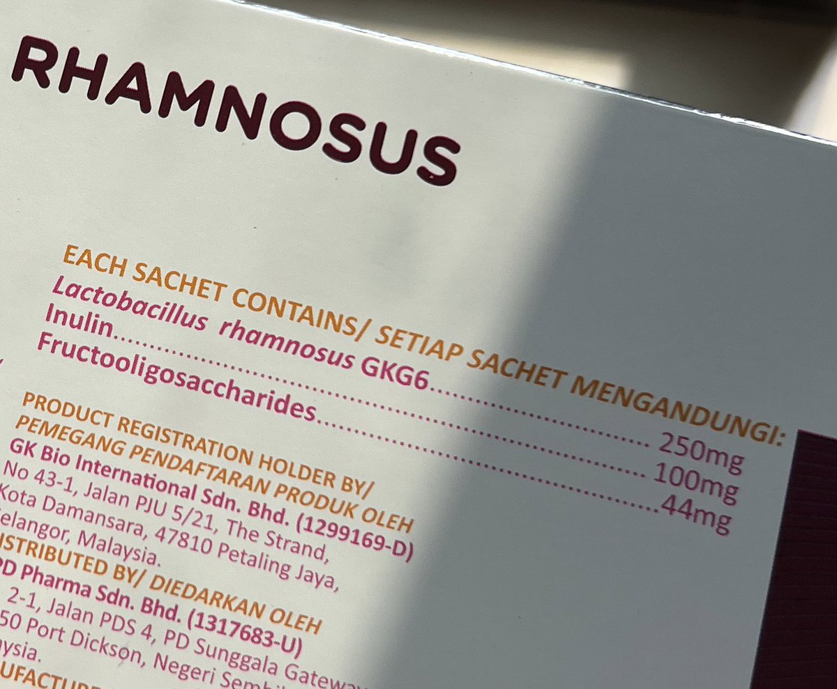Patutla. Mmg ingredients dia ada 250mg Lactobacillus rhamnosus ✅✨

s.shopee.com.my/4VGWQisJGA