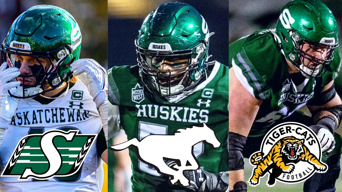#HuskiePride: On Tuesday, April 30, three more Huskies were added to the list of student-athletes selected in the CFL Draft, bringing the total for the #USask football program to 79. Click below to read more: huskies.usask.ca/news/2024/5/1/…