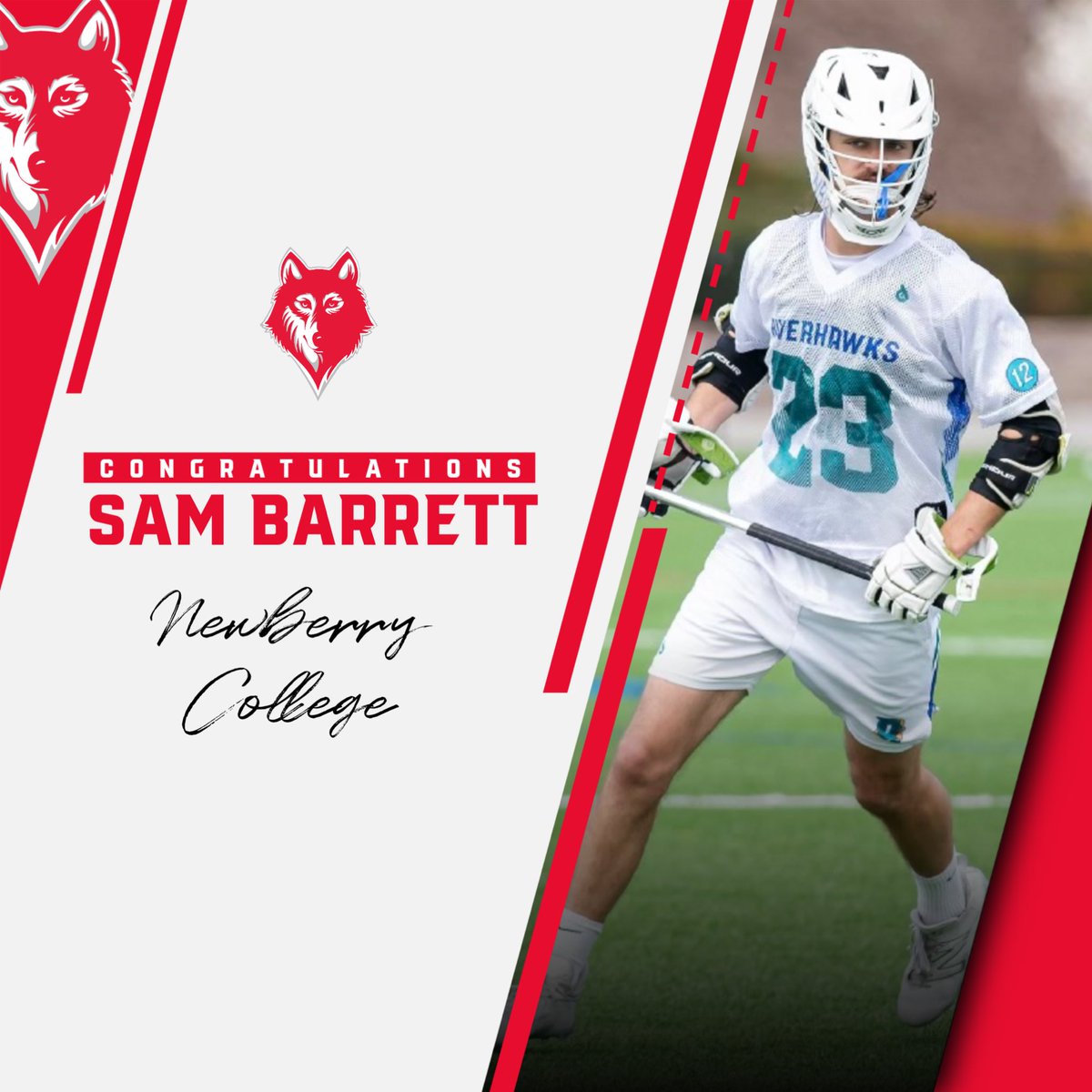 We couldn’t be happier to congratulate Sam Barrett on his commitment to play lacrosse at top 10 division 2 Newberry College!