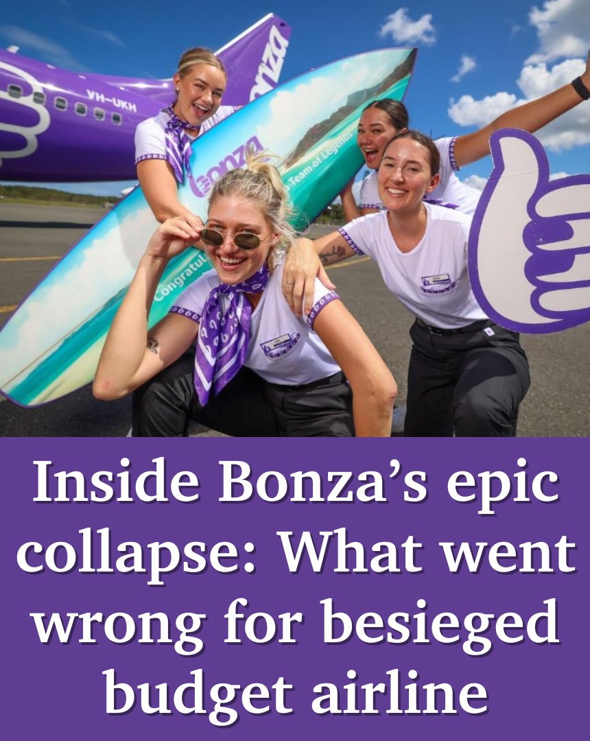 ✈️From sweetheart deals to ignoring major booking platforms, industry insiders lift the lid on how Bonza hit administration, leaving thousands of passengers stranded. 📍DETAILS ➡️ bit.ly/4aWTlPl