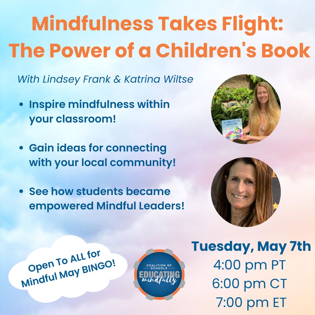 A reminder that this Mindful May Member Event is open to the public so YOU can see what COSEM is all about! #Mindfuless #SocialEmotionalLearning #SEL #ChildrensBooks #Mindful #MBSEL #Education #MindfulLeaders #MindfulnessInEducation #MindfulEvent