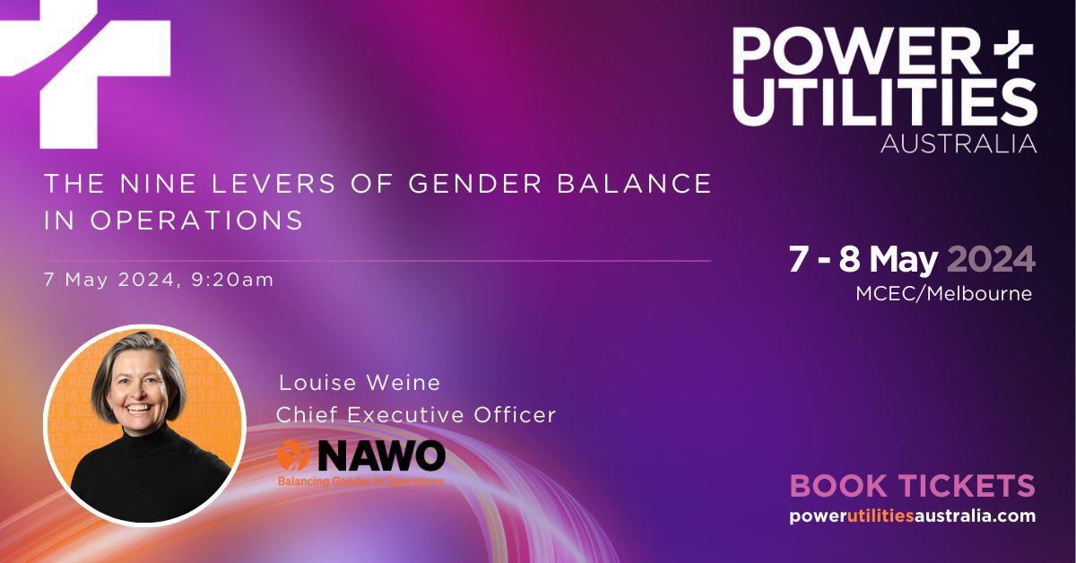 Hear from Louise as she delves into the strategies companies can implement to promote and practice gender balance,   accommodating the diverse needs and lifestyles of those within the utilities sector. 

Book your ticket today: buff.ly/3Jqp3Zh 

#PowerUtilitiesAustralia