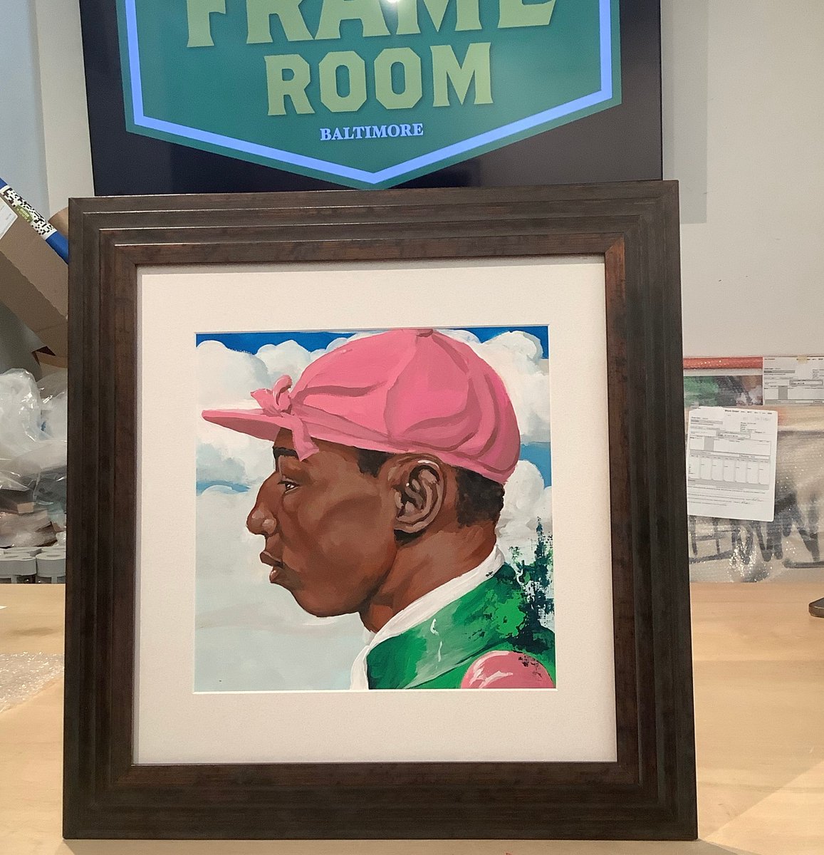 Step frames like this give a lot of added presence to a nice piece like this!

#theframeroom #customframes #customframing #customframer #customframeshop #frameshop #fellspoint #baltimore #painting #portrait #profile