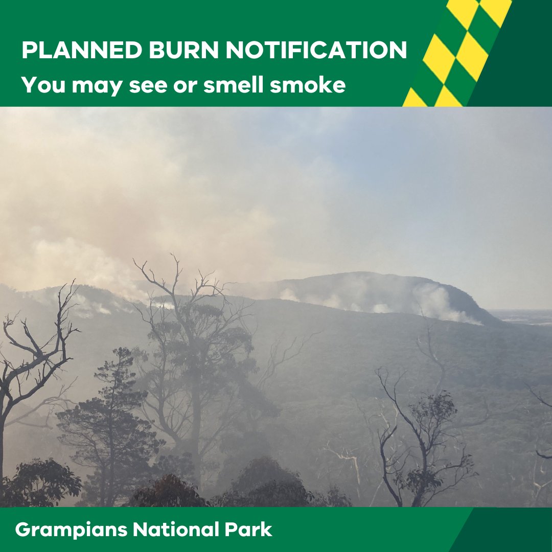 Our crews are #PlannedBurning in #Grampians over the next few days. You may see or smell smoke. More info at: vic.gov.au/plannedburns #FFMVic