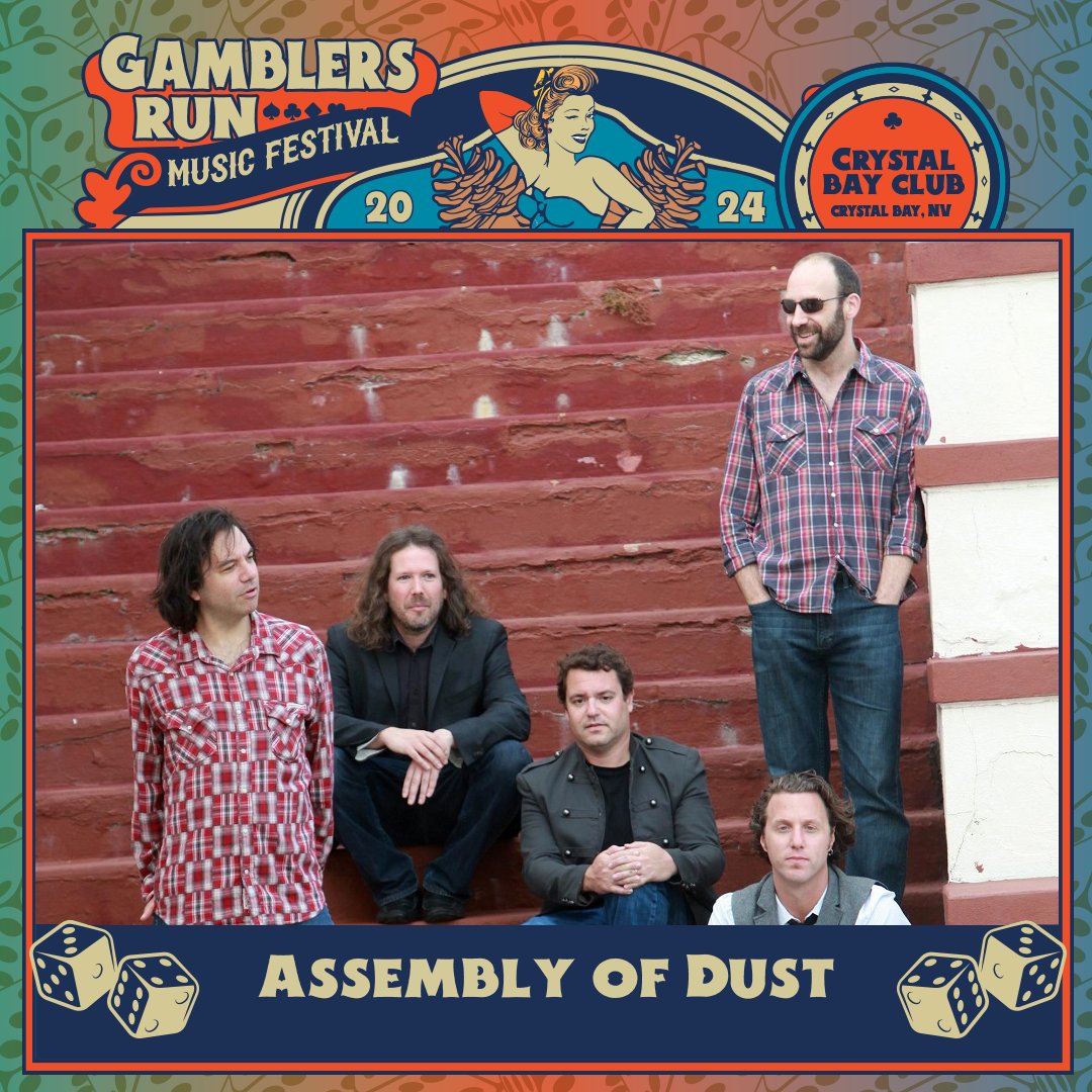 @Assemblyofdust (AOD) is a band that seamlessly weaves together the threads of rock, folk, and Americana into a rich tapestry of sound that resonates with listeners of all ages. Founded in the early 2000s by Reid Genauer🎵
#CrystalBayClubCasino #GamblersRunMusicFestival