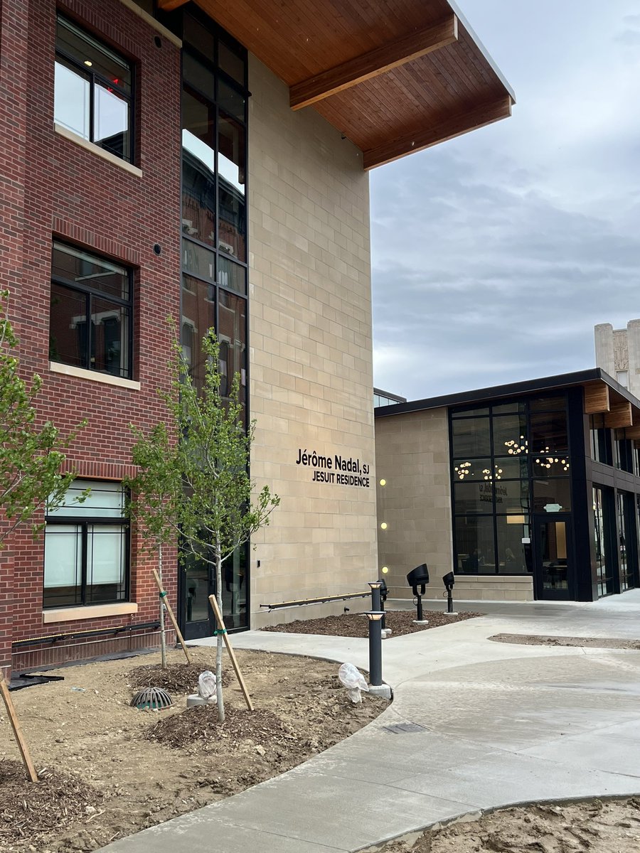 Absolutely amazing!  The new Jerome Nadal, SJ residence for our @Creighton Jesuit Community is simply stunning. I am so happy for the Jesuits because they are the ones taking care of all of us. #JesuitEducated