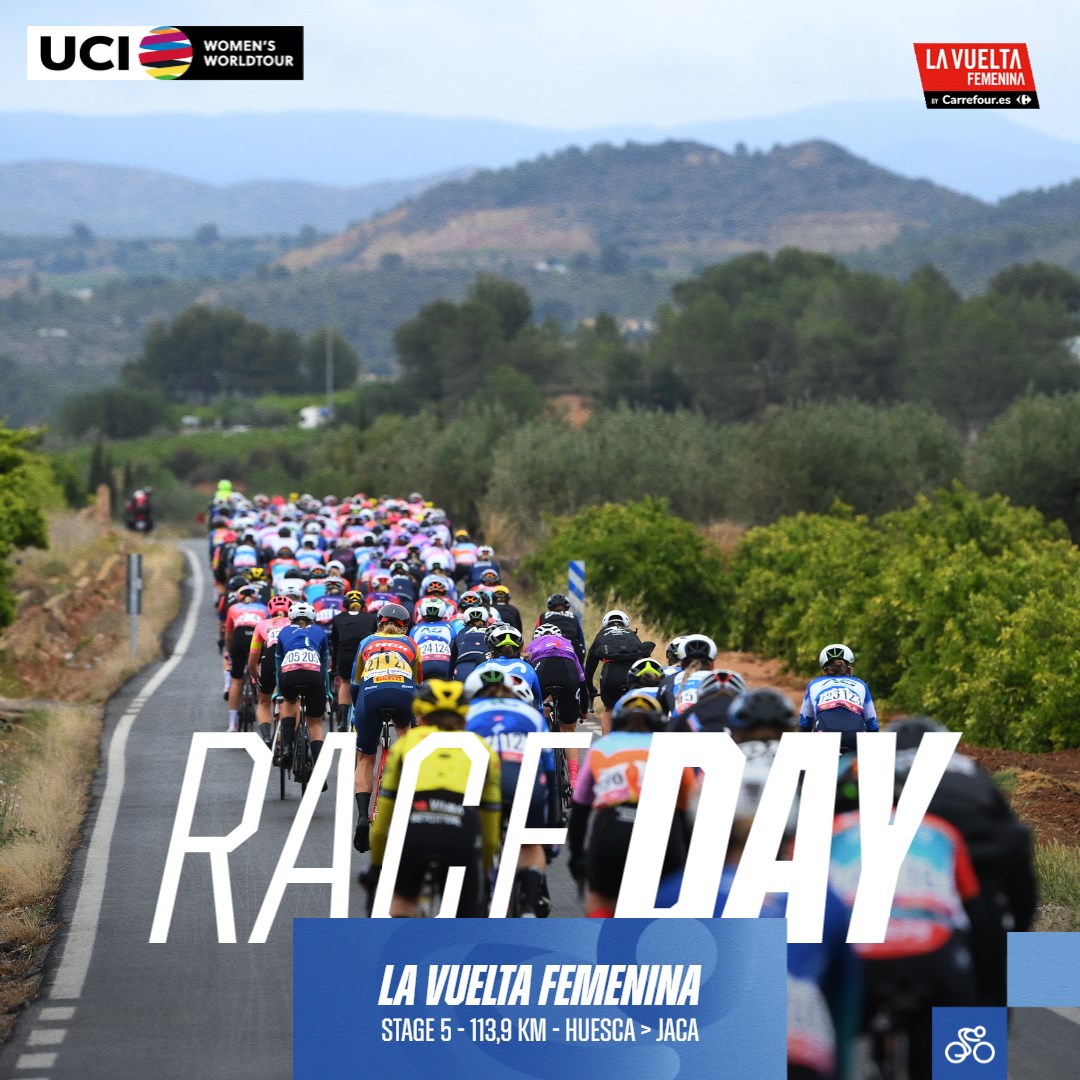 Today we're tackling  the first mountains of this @LaVueltaFem! 🏔️

#UCIWWT #LaVueltaFemenina