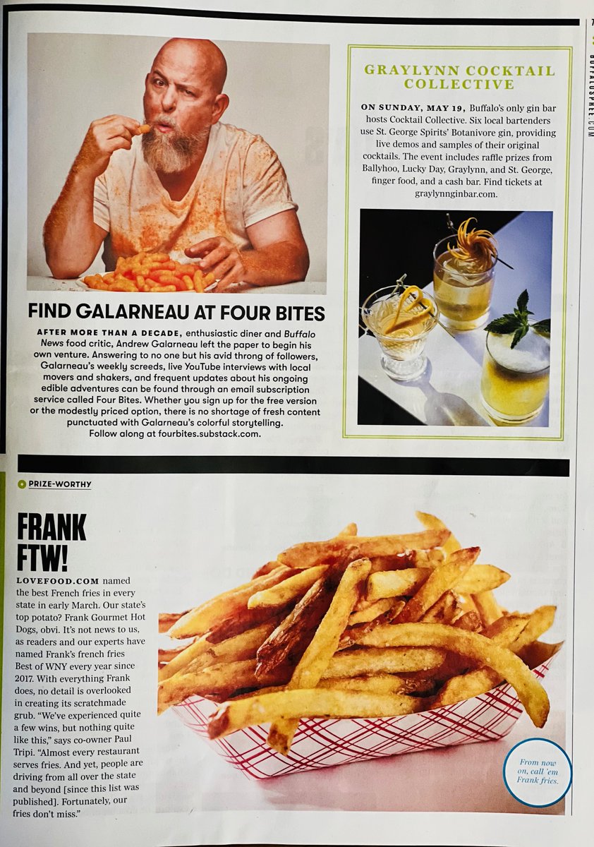 FindFrankNow's tweet photo. FRANK FTW! 🏆
 
Check Frank out in the May issue of @BuffaloSpree https://t.co/8ayN8Ew8xx