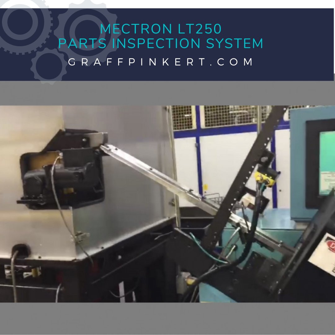 USED MACHINE FOR SALE

2006 Mectron Parts Inspection System Model LT250 with Gattco Parts Loader System, Bowl Feeder and Accessories. Call for more details: 708-535-2200 or visit ow.ly/wAhr50R49eM #machining #usedmachines #machinetools #machinerydealer