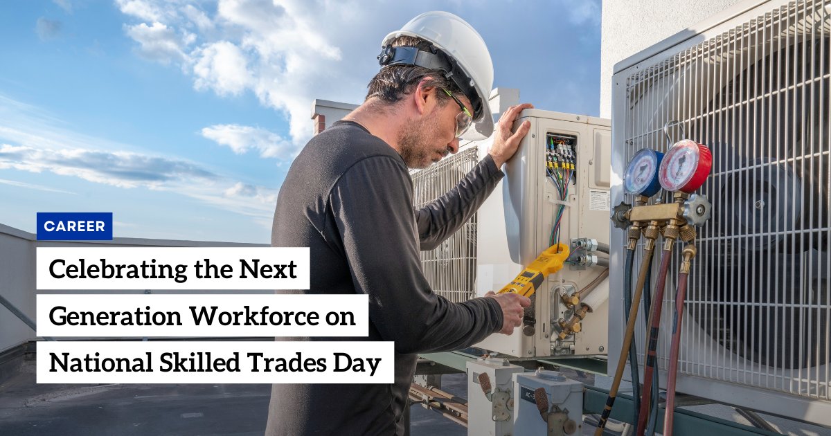 Happy #SkilledTradesDay! 🛠️ In partnership with sustainability leader @johnsoncontrols, we are proud to educate the next workforce generation.

Learn how our students are addressing Phoenix's HVACR skills gap and talent shortage: ow.ly/xwFw50Ruf4K