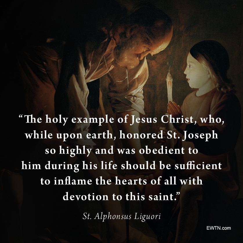 Today, on the feast day of St. Joseph the Worker, we turn to our spiritual father, St. Joseph, for protection, intercession, and guidance. Go to St. Joseph! ewtn.com/catholicism/se…