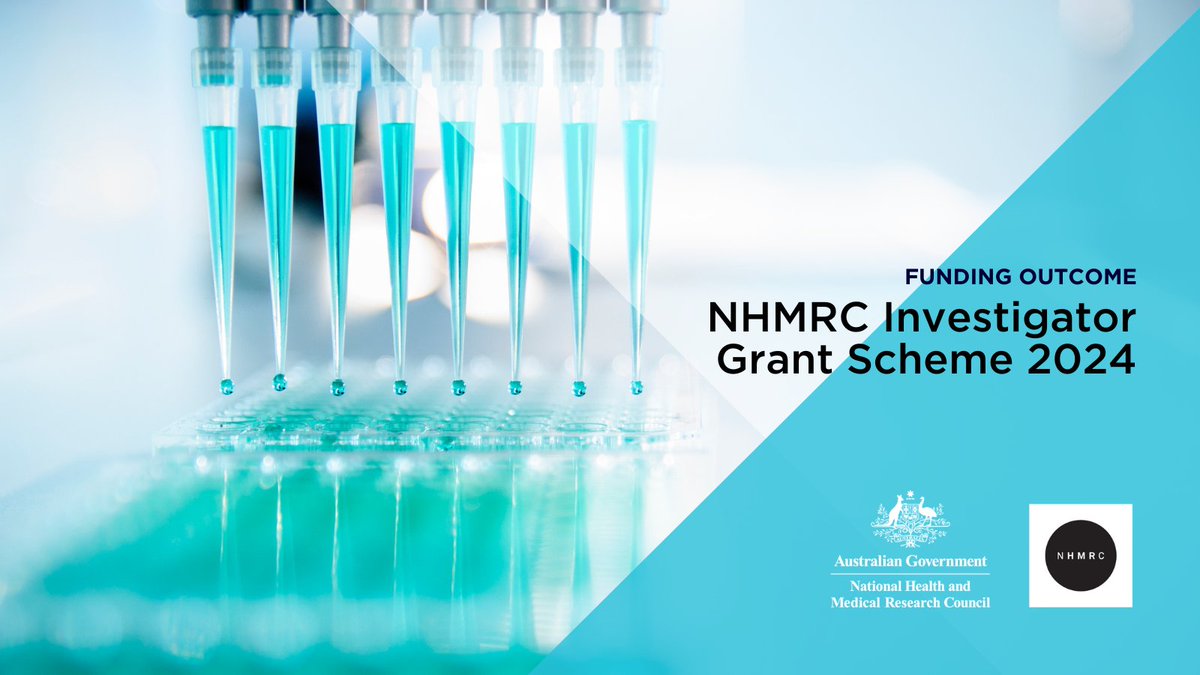 Congratulations to the 229 high-performing Australian health and medical researchers who will receive over $411 million from the 2024 Investigator Grant round! Read more on these funding outcomes in our media release: ow.ly/xqw950RtcqQ