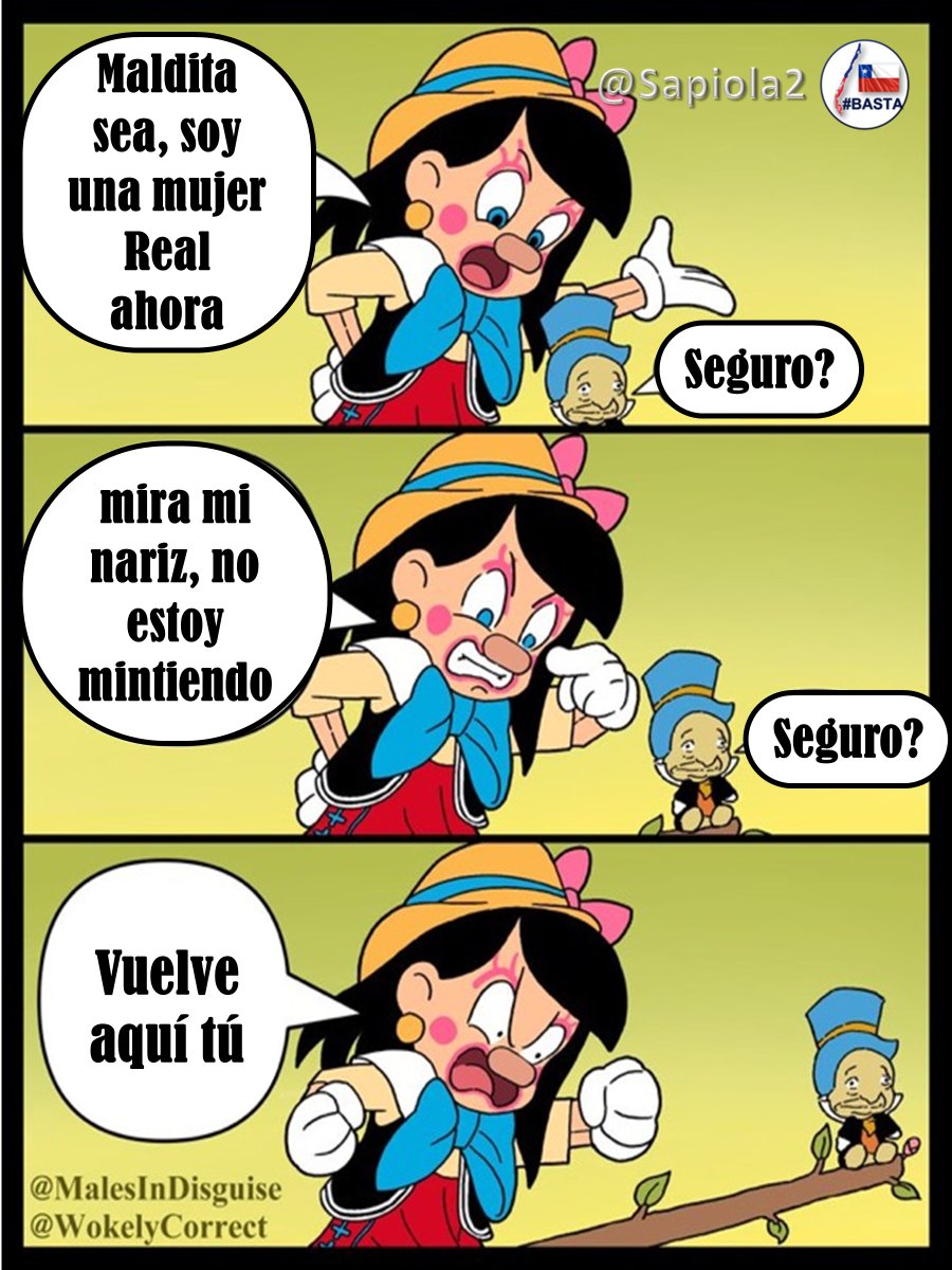el cuento de Pinocho contado por Emilio... #BoricNoSeLaPuede #FueralaONUdeChile #ConMisAhorrosNo #ConMiPlataNo
