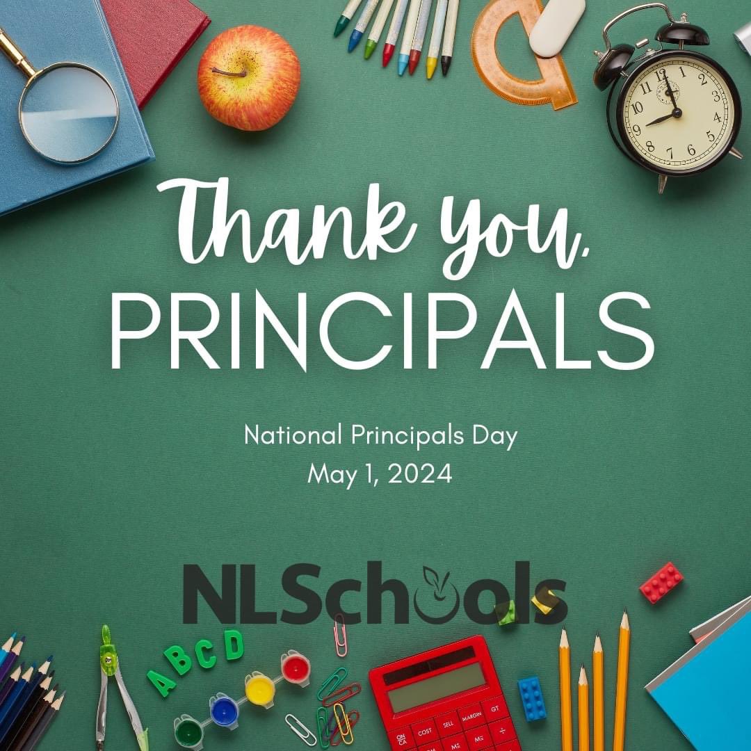 On May1, 2024 National Principal’s Day we acknowledge the dedication and hard work of Villanova’s Principal @dlambe4nleduc today and everyday @VillanovaSchool! @NLTeachersAssoc @NLSchoolsCA