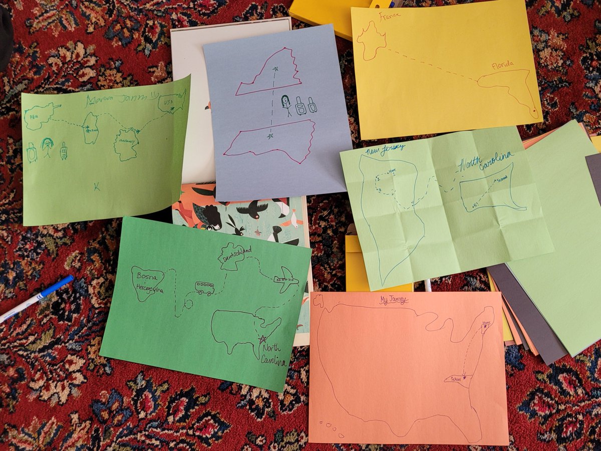In community with our new neighbors from Afghanistan, we continued unpacking and reflecting on our different journeys. #ElonEd #WelcomeNewNeighbor