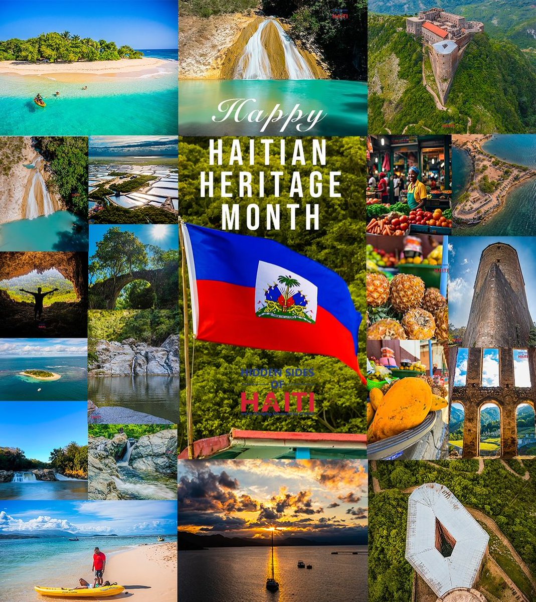 📍🇭🇹📍 Mois du patrimoine haïtien, c’est le moment de célébrer et d’honorer la culture et l’histoire de ce beau pays. Haïti 🇭🇹📍 📸 hiddensidesofhaiti