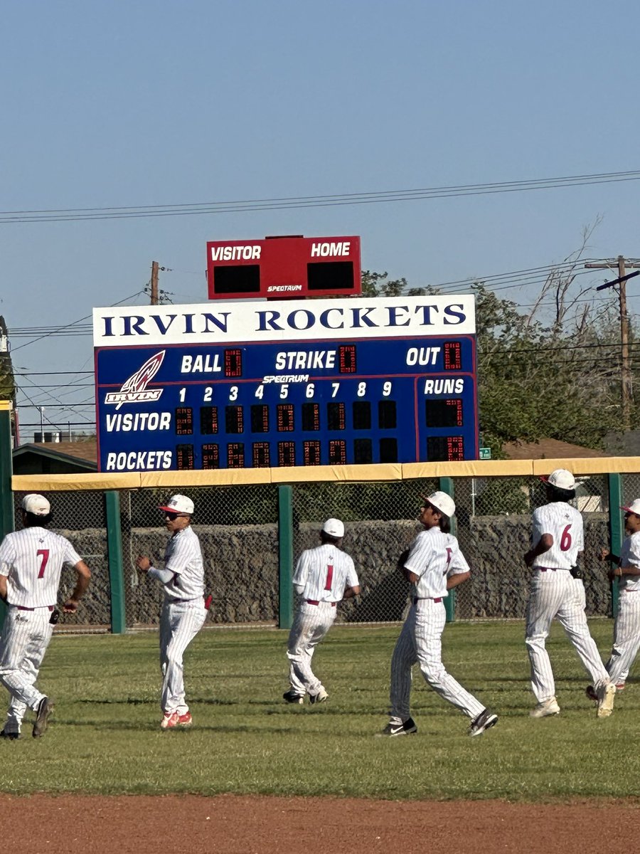 Irvin Rockets FTW!!!! 8-7… next game will be tomorrow at Mountain View. Great job Rockets!!! You make us proud 💪🏼💪🏼#P2B #IrvinRockets