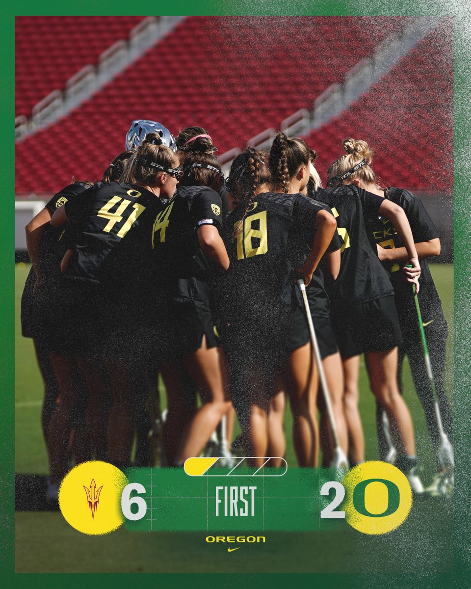 Oregon trails after the first. #GoDucks