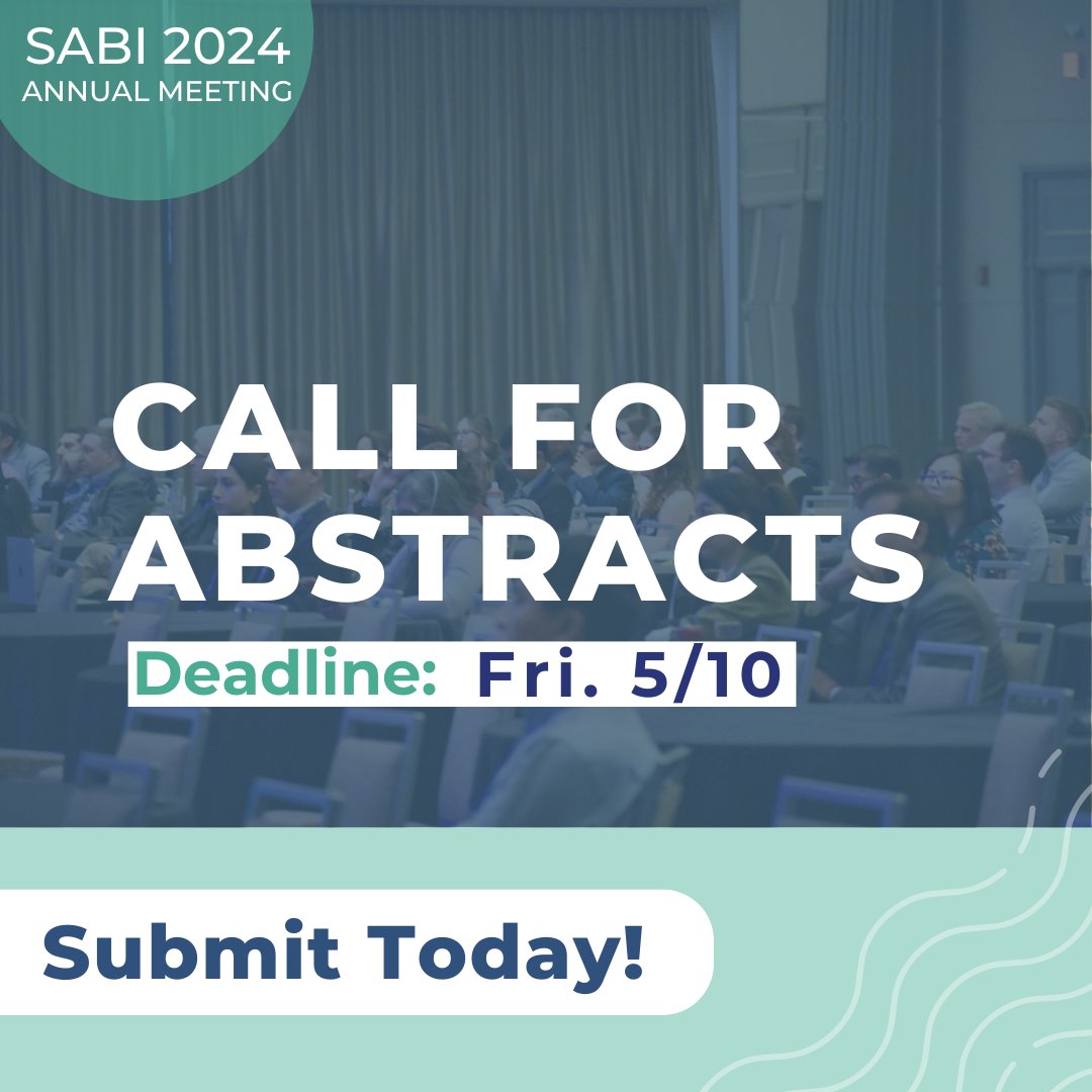 There's still time to be a part of the conversation, connect with peers, and showcase your innovative ideas.⠀

Don't miss out! Submit your abstract for the SABI 2024 Annual Meeting using the link below!⠀

bit.ly/42XaaGN 
.⠀
.⠀
#radres #foamrad #foaMed #radiology