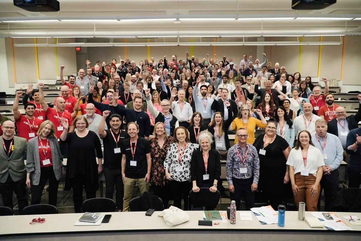 It's finally here! #MootCA24. What a wonderful crowd we have here today. Many insightful conversations on everything #moodle and #elearning. 

Huge thanks to York University and all our sponsors for joining the forces with us and making this happen.