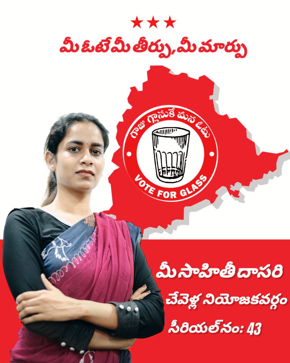 మీ ఓటే మీ తీర్పు,మీ మార్పు

#voteforglass #chevellaconstituency