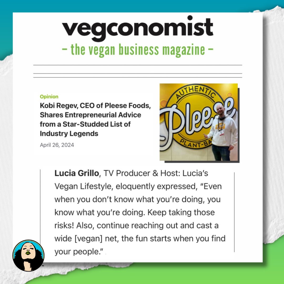 Lucia’s Vegan Lifestyle is THE Vegan TV Show tweet media