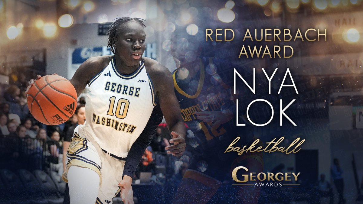 And the Georgey goes to @GW_WBB's Nya Lok! #RaiseHigh