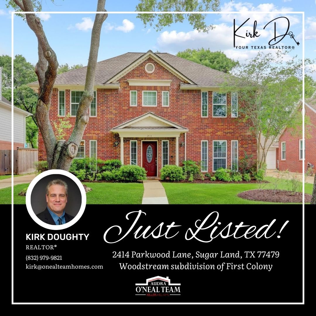 JUST LISTED!
In the Woodstream subdivision of First Colony!

- 4 🛏️
- 2 1/2 🛁
- 2,752 🔲🦶

#comingsoon #justlisted #newhomeonthemarket #homeforsale #houseforsale #homebuyers #househunting #realestate #realestatemarket #firstcolony #woodstream #sugarland #listingagent #realtor