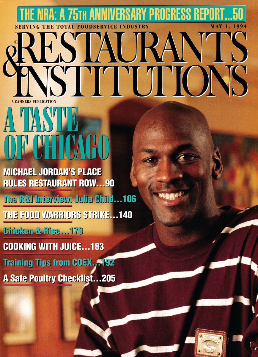 Restaurants & Institutions, Volume 104 No. 11 May1, 1994 #Jumpman #Jumpman23 #JumpmanHistory #AirJordan #MichaelJordan #Jordan #Chicago #Bulls #NBA #Mj23Covers