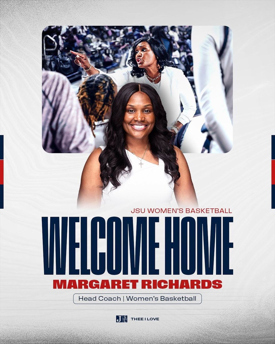 Margaret Richards has been named the 7th head coach of @GoJSUTigersWBB. Richards, a 19-year collegiate coaching veteran comes to Jackson St. from Mercer where she joined the staff after an 8-year run as head coach at Alabama A&M. Read more at gojsutigers.com