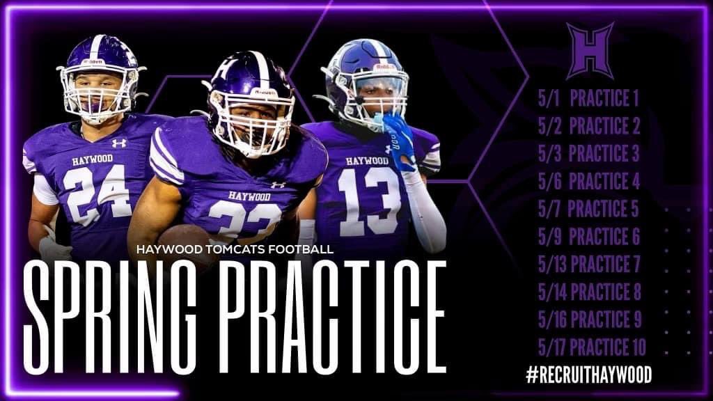 Coaches in the TN area stop by Haywood High School!!