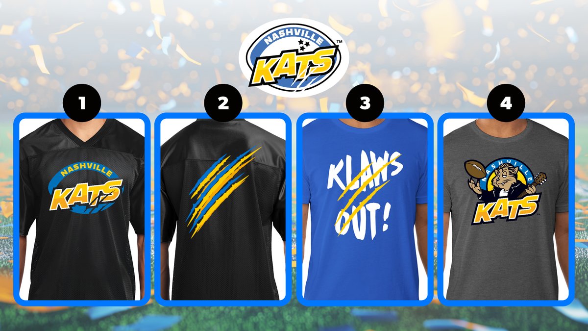 1, 2, 3, or 4?
Which would you like to see at the next home game?