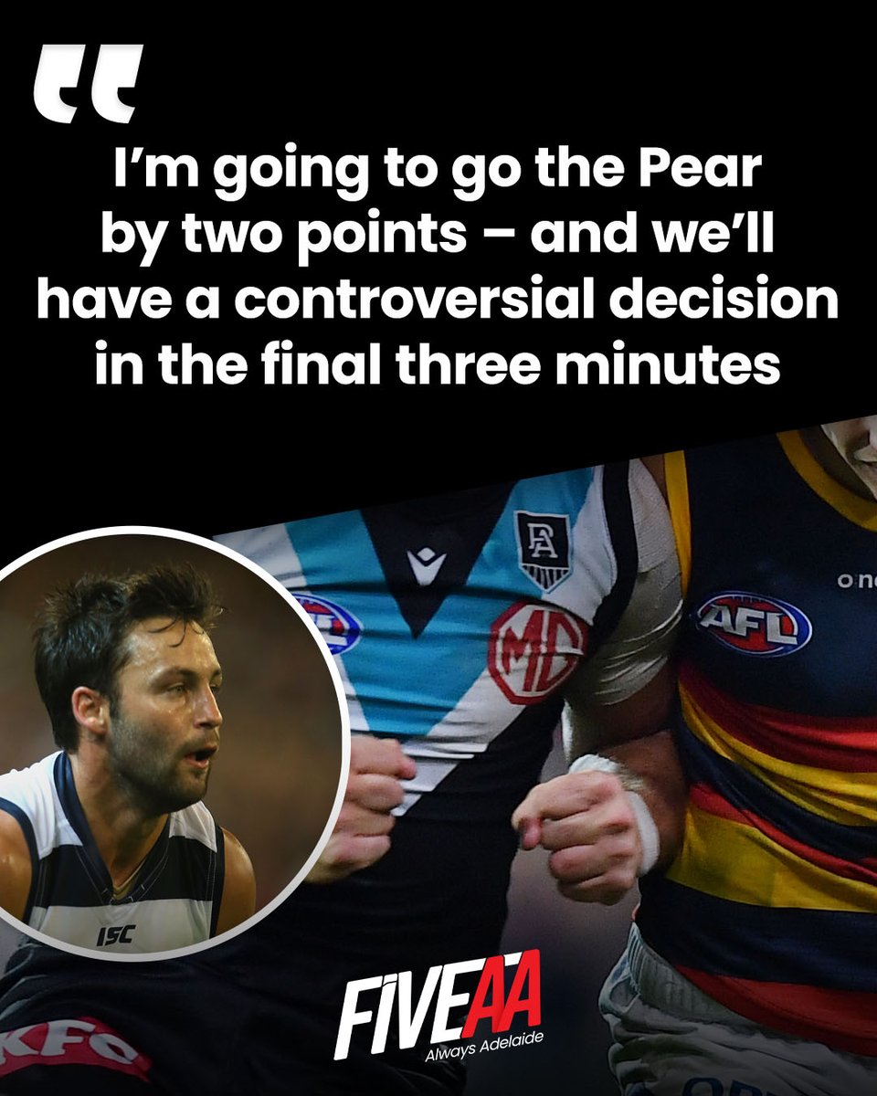Jimmy Bartel tipping a contentious finish to Showdown 55 tonight: Listen 👉 link.chtbl.com/UsjNQ2rT