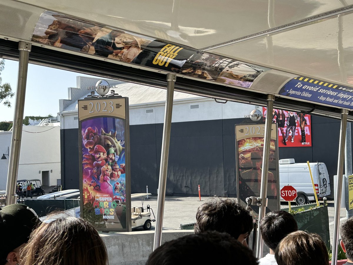 For the first time in years, they’ve added new movie posters to the Movie Timeline on the Studio Tour. We now have The Super Mario Bros Movie and Oppenheimer. @UniStudios