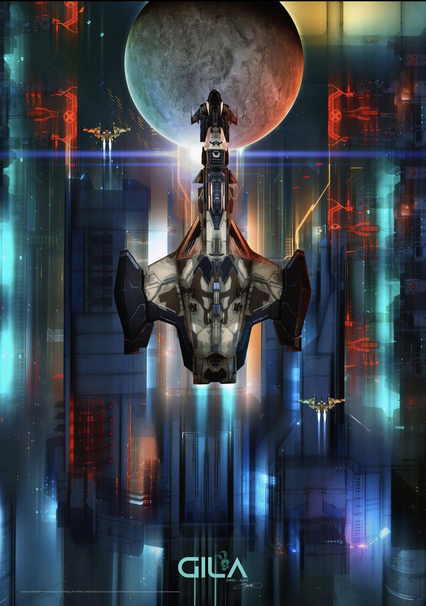 A year ago today I introduced this Gila illustration over on rixxjavix.com, since then 57 of you have ordered one for your collection. Thank you #tweetfleet #eveonline