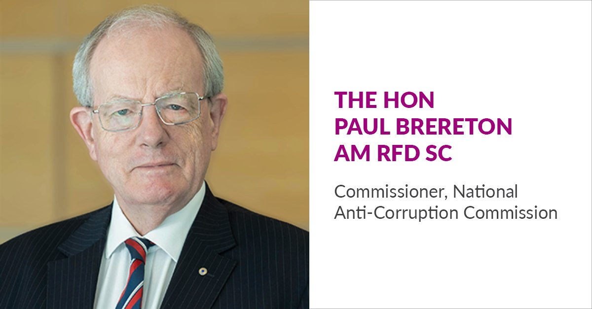 APSACC 2024 Day 2 keynote speaker, The Hon Paul Brereton AM RFD SC, Commissioner, National Anti-Corruption Commission (NACC), will discuss current and emergent national and international anti-corruption issues.

Find out more at apsacc.com.au