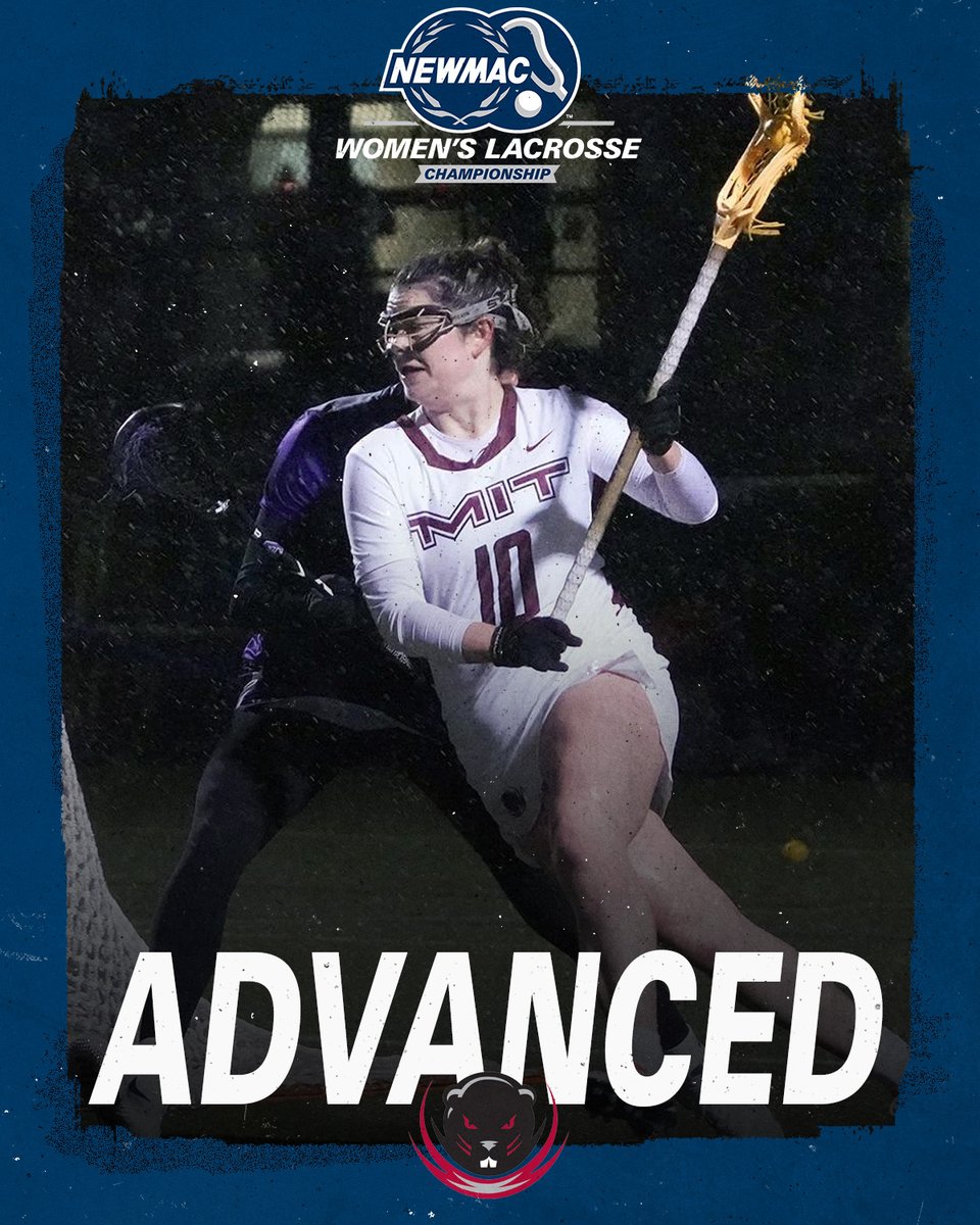 NEWMAC WOMEN'S LACROSSE CHAMPIONSHIP 🥍 No. 3 @MITAthletics takes down No. 2 Springfield, 15-10, on the road to advance to the title game on Saturday, May 4. #GoNEWMAC // #WhyD3